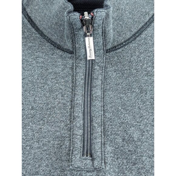 Tommy Bahama Reversible Gray Mens 2XL Half Zip Pullover Sweatshirt Long Sleeve - Picture 10 of 16